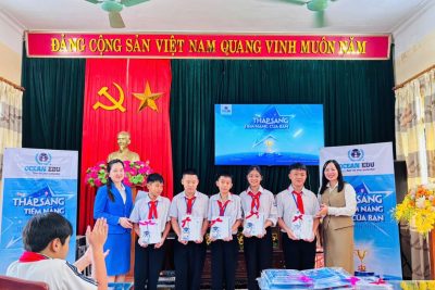 TRUNG TÂM OCEAN EDU VỤ BẢN CHÚC MỪNG CÁC EM HỌC SINH THCS KIM THÁI ĐẠT ĐIỂM CAO NHẤT TRONG KỲ THI THẮP SÁNG TIỀM NĂNG ​
